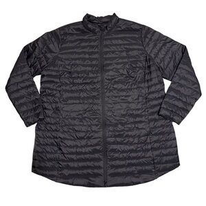 Old Navy Active Men’s Puffer Winter Zip Up Jacket Water Resistant 2XL Black